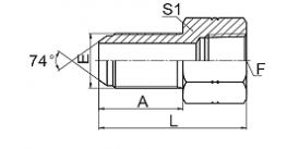5JN-BH JIC MALE BULKHEAD/NPT FEMALE 5JN-BH JIC MALE BULKHEAD/NPT FEMALE