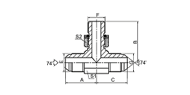 AJGJ-OG JIC MALE/ BSP MALE O-RING/JIC MALE AJGJ-OG JIC MALE/ BSP MALE O-RING/JIC MALE