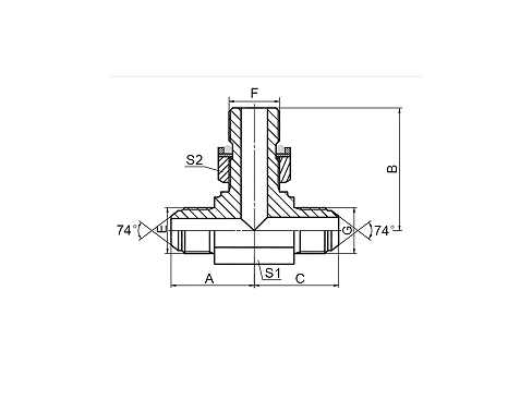 AJHJ-OG JIC MALE/METRIC MAIL O-RING/JIC MALE AJHJ-OG JIC MALE/METRIC MAIL O-RING/JIC MALE