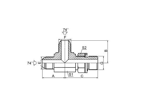 AJJH-OG IC MALE/JIC MALE/METRIC MAIL O-RING AJJH-OG IC MALE/JIC MALE/METRIC MAIL O-RING