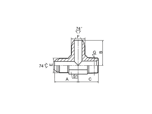 AJJN JIC MALE/JIC MALE/NPT MALE AJJN JIC MALE/JIC MALE/NPT MALE