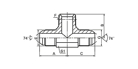 AJNJ JIC MALE/NPT MALE/JIC MALE AJNJ JIC MALE/NPT MALE/JIC MALE