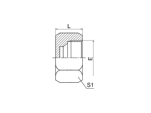 9J-CAP JIC 74° FEMALE PLUG