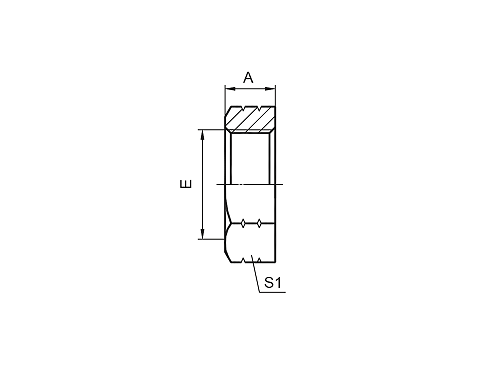 8J JIC Lock Nut