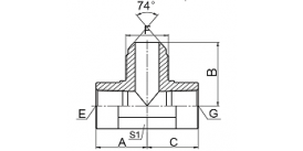 JNJN NPT FEMALE/JIC MALE/NPT FEMALE JNJN NPT FEMALE/JIC MALE/NPT FEMALE