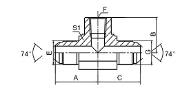 KJNJ JIC MALE/NPT  FEMALE/JIC MALE  KJNJ JIC MALE/NPT  FEMALE/JIC MALE