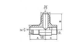 LJJN JIC MALE/JIC  MALE/NPT FEMALE  LJJN JIC MALE/JIC  MALE/NPT FEMALE