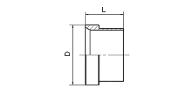 NB300 JIC  INCH SLEEVE