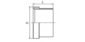 NB500 JIC METRIC SLEEVE