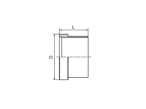 NB500 JIC METRIC SLEEVE