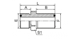6F ORFS MALE O-RING BULKHEAD 6F ORFS MALE O-RING BULKHEAD
