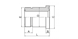 1FFS ORFS MALE O-RING / S-SERIES FLANGE ISO 6162-2 1FFS ORFS MALE O-RING / S-SERIES FLANGE ISO 6162-2