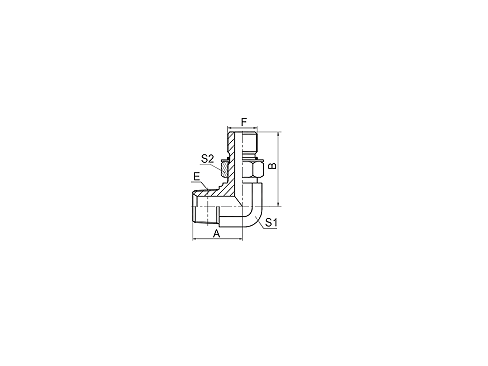 1NO9-OG 90° NPT MALE / SAE O-RING BOSS