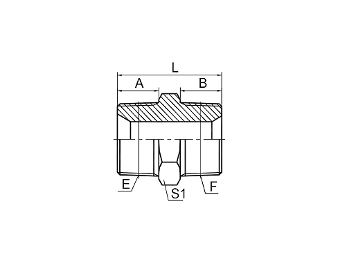 1NT NPT MALE / BSPT MALE 1NT NPT MALE / BSPT MALE