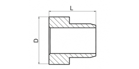 NB500-F ORFS METRIC SLEEVE NB500-F ORFS METRIC SLEEVE