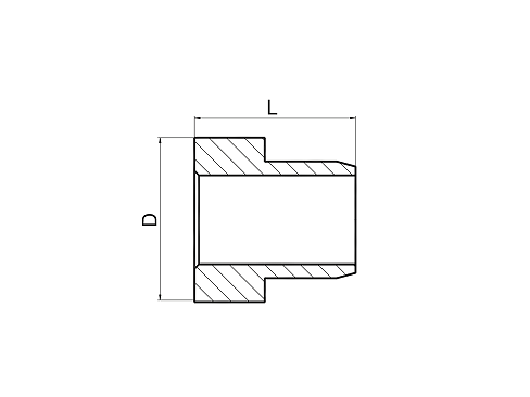 NB500-F ORFS METRIC SLEEVE