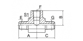 KN NPT MALE / NPT FEMALE / NPT MALE KN NPT MALE / NPT FEMALE / NPT MALE