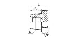 4N NPT MALE PLUG 4N NPT MALE PLUG